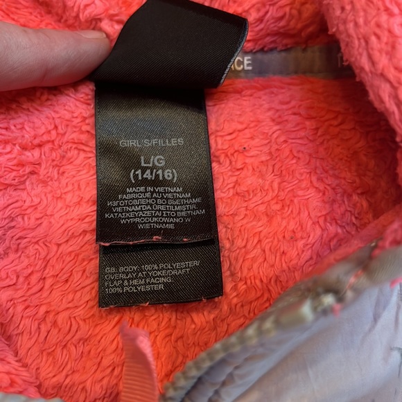 The North Face Oso Hooded Jacket Big Girls Size L (14/16) - Picture 5 of 8